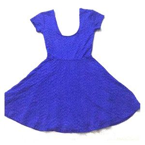 Urban Outfitters blue/purple Fit n Flare dress